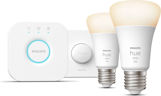 PHILIPS HUE Starterspakket Spotlights Wit en Gekleurd Licht - Incl. 1
