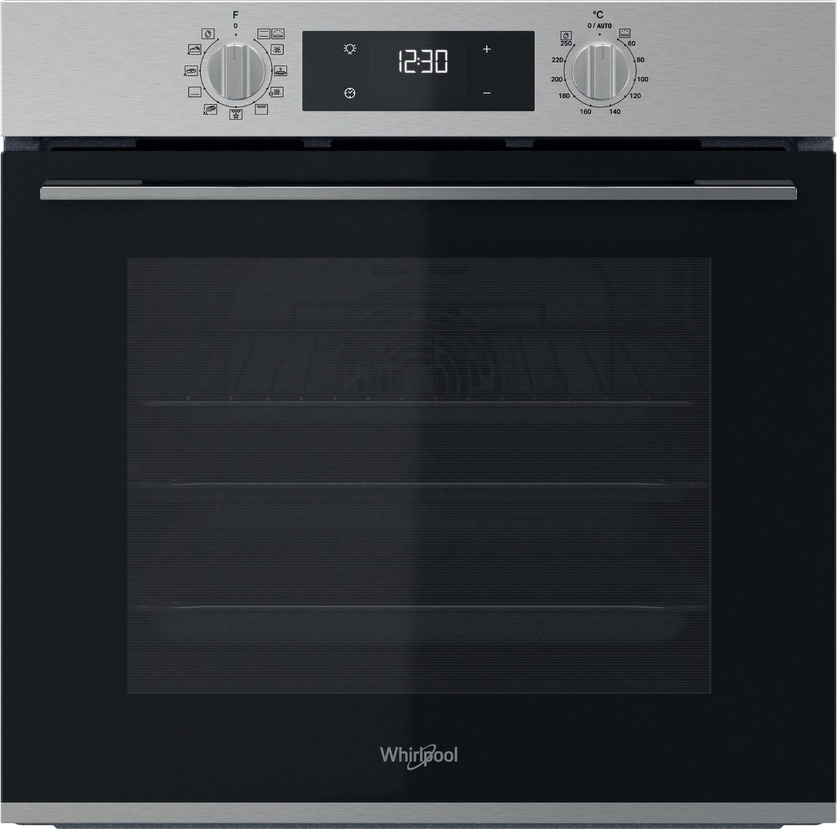 Whirlpool multifunctionele inbouwoven: roestvrij staalkleur, - OMK58HR0X