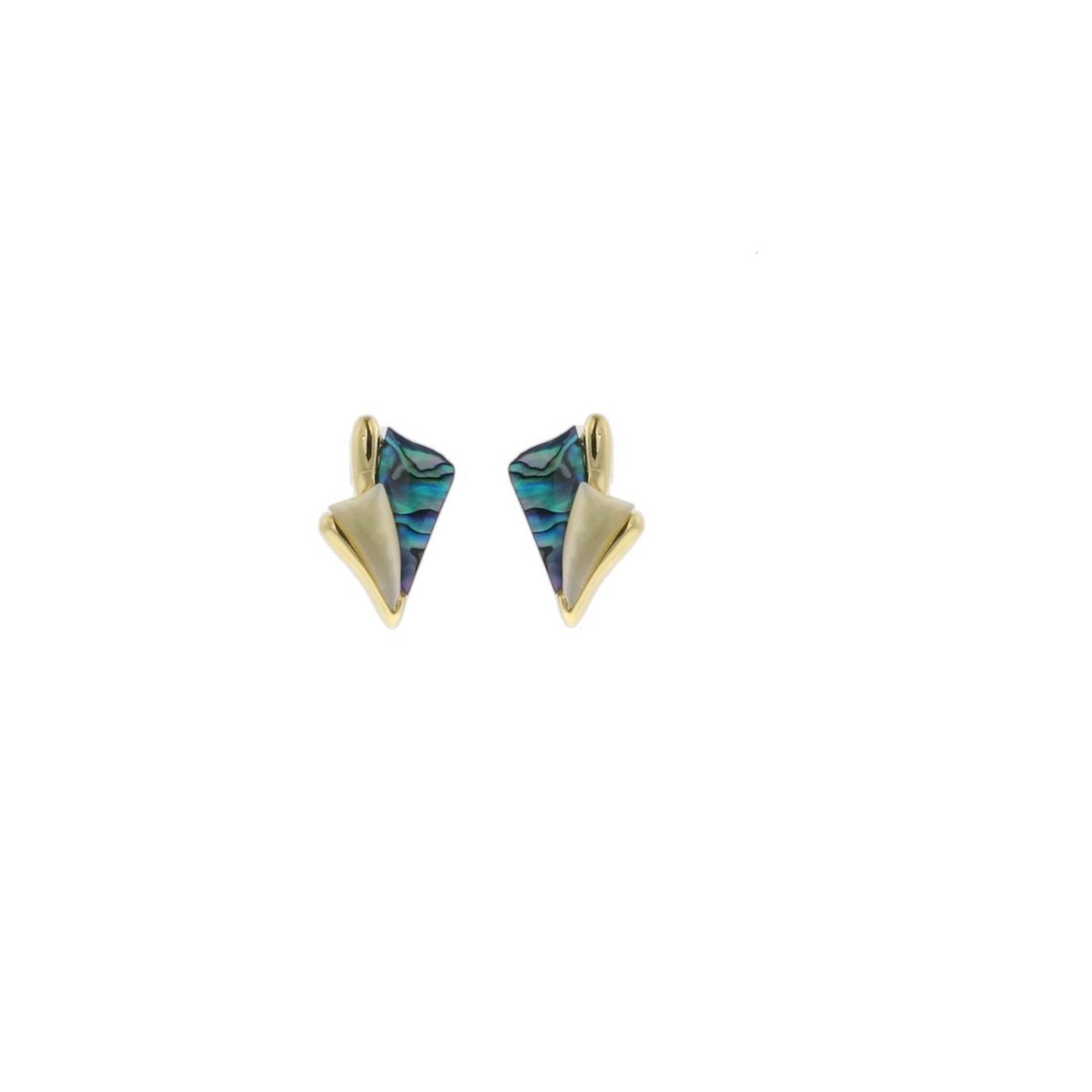 Behave - Oorstekers - Schelpdesign - strandtrend dames - 3 cm
