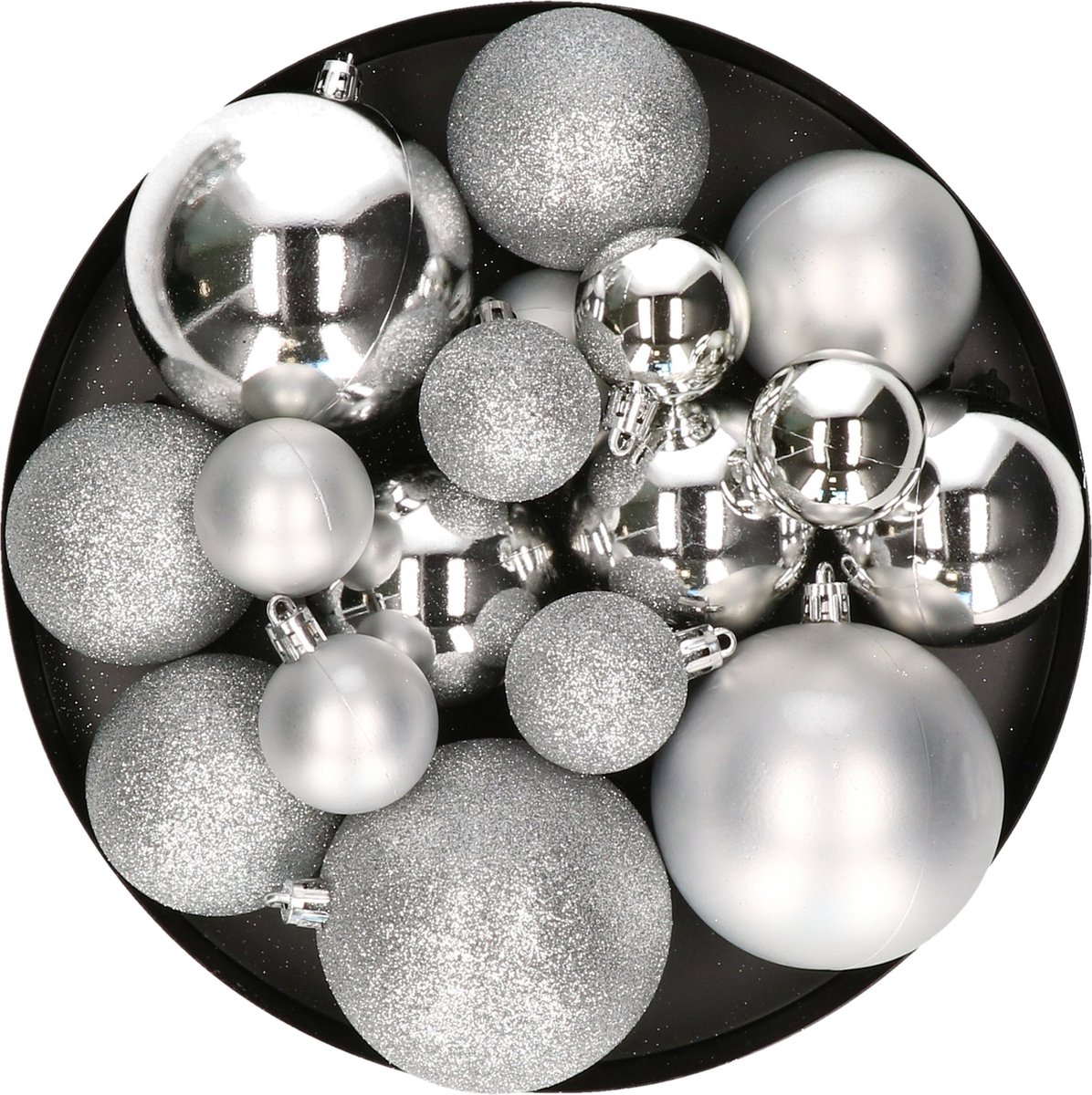 House of Seasons Kerstballenset 46 stuks - kunststof - verschillende maten