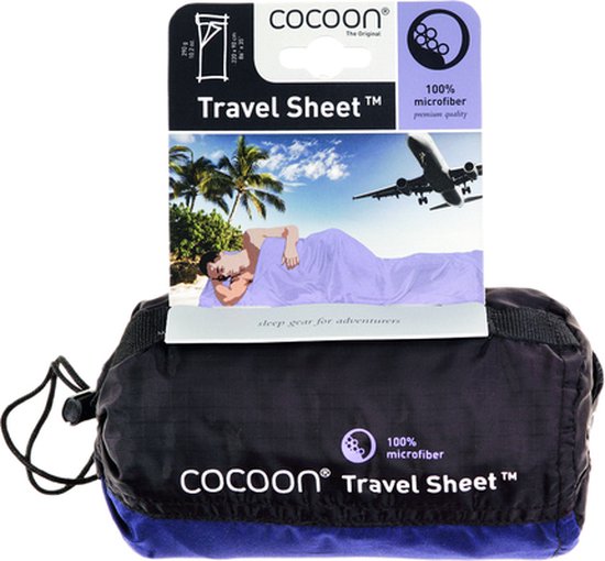 Cocoon TravelSheet - Lakenzak - Microfiber - Twilight Blue van Cocoon — afbeelding 4
