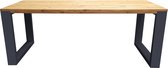 Wood4you - Eettafel New Orleans Roasted wood - 150/90 cm