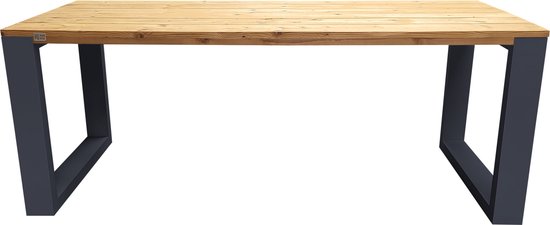 Wood4you - Eettafel New Orleans Roasted wood - 160/90 cm