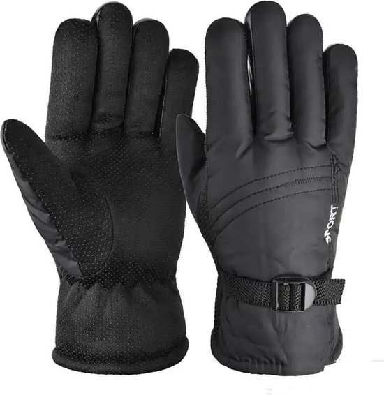 Handschoenen - Dikke Handschoenen - Maat M/L - Luchtdicht - Zwart - Ski handschoen - Extra Warm - Gloves - Handschoen