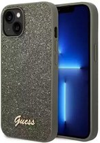 Guess Glitter TPU Case Groen - iPhone 14 Plus hoesje