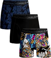 Muchachomalo Boxers pour garçons - Lot de 3 - Taille 134/140 - 95 % Katoen - Sous-vêtements Garçons