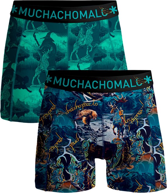Boxer Muchachomalo - boxer homme longueur normale (pack de 2) - Boxer Shorts Lords - Taille : XL