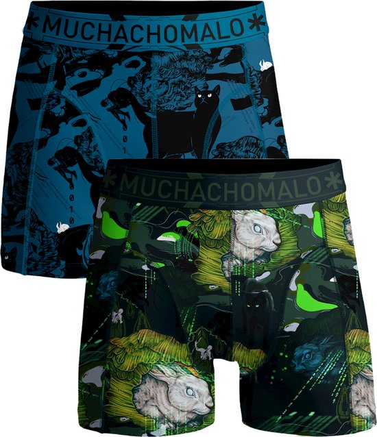 Muchachomalo Boys Boxershorts - 2 Pack - Maat 134/140 - Jongens Onderbroeken