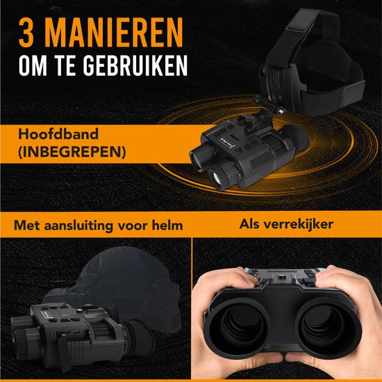 Denash Night Vision Goggles, 4K Digitale Infrarood Monoculaire