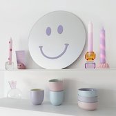 Miroir Hi Smiley - Grand - Lilas