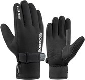 DrPhone ROCKBROS Comfort – Winter Handschoenen – Waterdichte Handschoenen – Met Touchscreen - Geschikt Voor Motorrijden/Fietsen – Anti Slip– Maat M