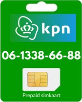 06-1338-66-88 | KPN Prepaid simkaart | Mooi en makkelijk 06 nummer kopen?