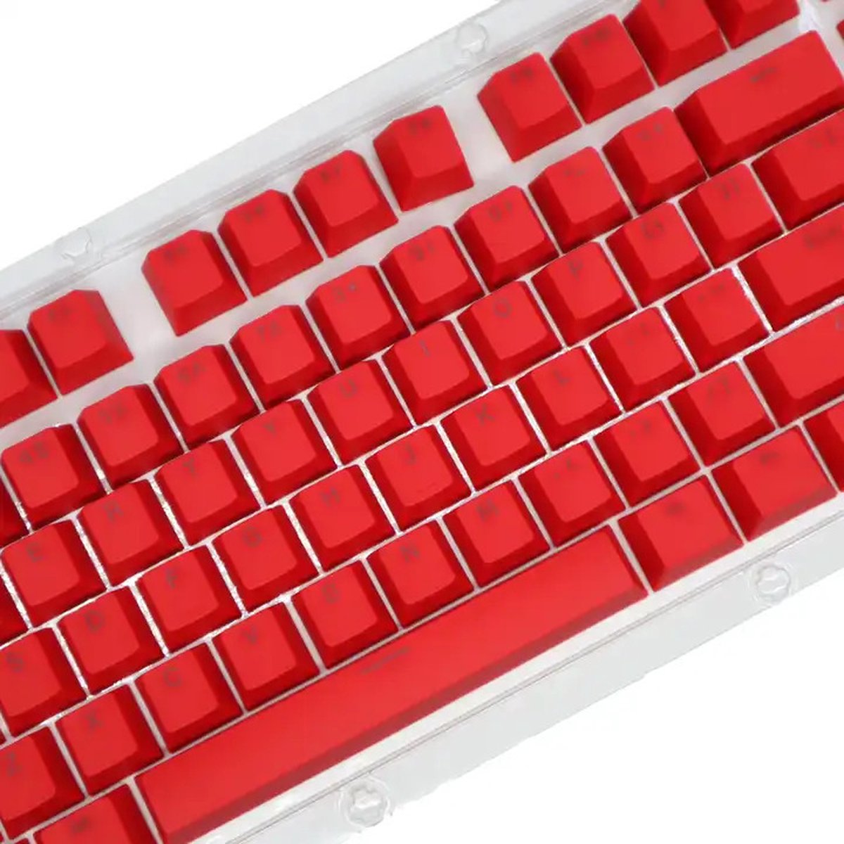 Elevanta® Cherry Rood Keycaps ABS - 106 Toetsen - Losse Keycaps voor Toetsenbord