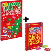 Tony's Chocolonely - Chocolade Sintboek en Adventskalender 2023 - Sinterklaas en Kerst Cadeau - Chocolade Kado - Schoencadeautje - Aftelkalender - Fairtrade Belgische Chocolade