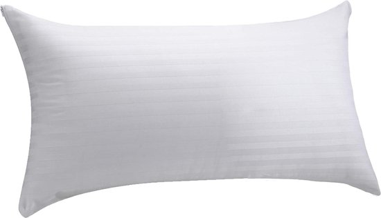 Teken kussensloop - 100% Katoen, wit, 50 x 75 cm