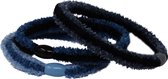 Jessidress® Haarelastiekjes Sterke Haar elastieken Stevige Elastiekjes Dames Haarelastieken - Blauw