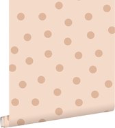 ESTAhome behangpapier stippen roze - 139731 - 0.53 x 10.05 m