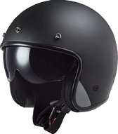 LS2 OF601 BOB II SOLID MATT BLACK-06 S - Maat S - Helm