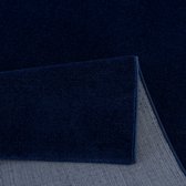 Tapijtenloods Uni Effen Laagpolig Vloerkleed Modern Donker Blauw Navy- 200x290 CM