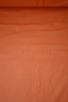 Tricot uni oranje katoen 1 meter - modestoffen voor naaien - stoffen