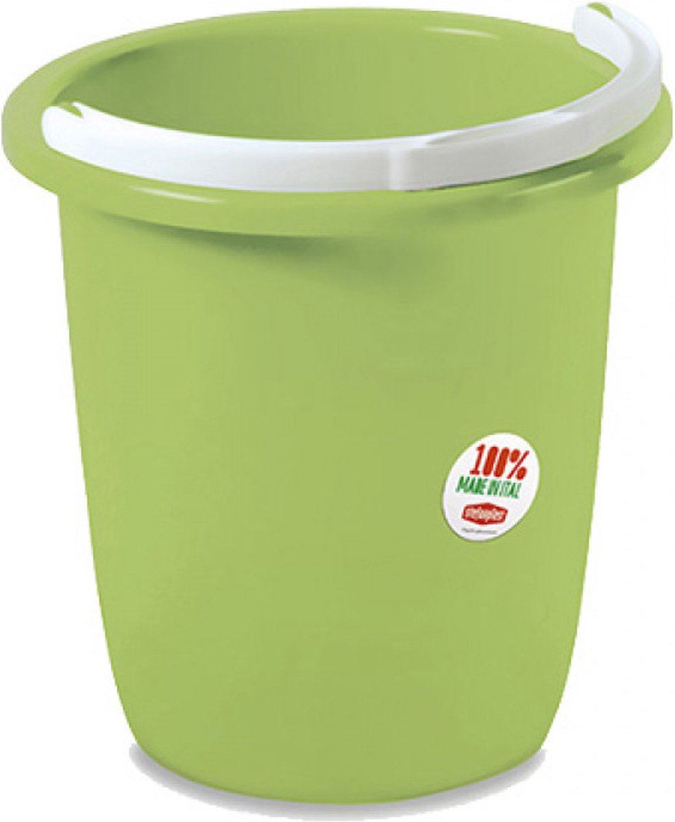 Stefanplast Emmer Rond 10L Groen