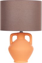 LABRADA - Tafellamp - Oranje - Keramiek