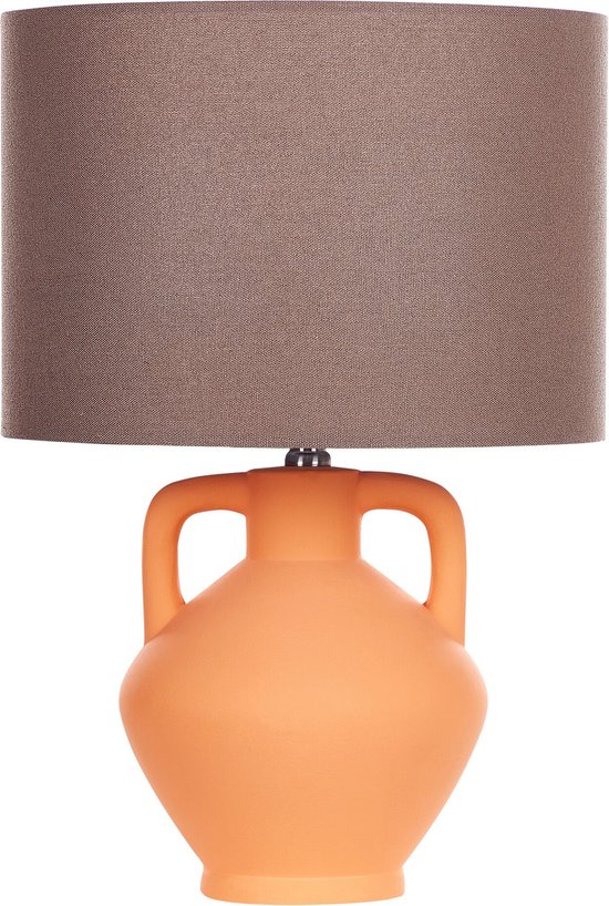 LABRADA - Tafellamp - Oranje - Keramiek