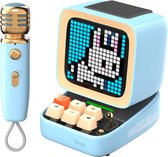 Divoom Ditoo - Haut-parleur portable - Ditoomic avec microphone - Pixel Art personnalisé - Blauw