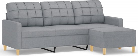 vidaXL-Driezitsbank-met-voetenbank-180-cm-stof-lichtgrijs