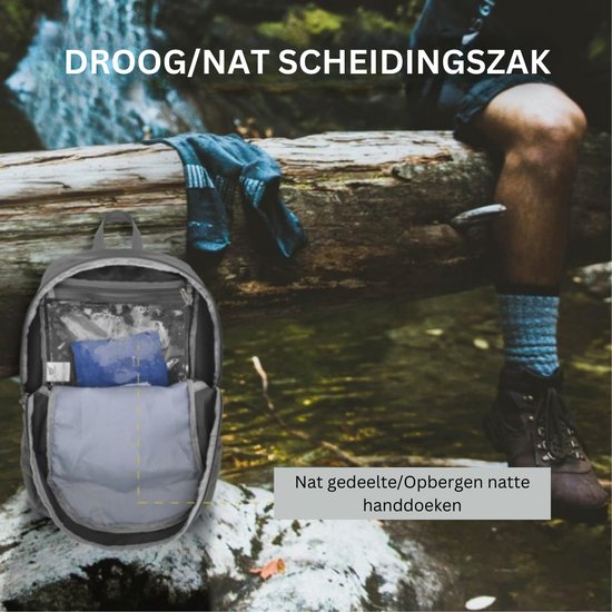 Waterdichte rugzak 20L - Human Nature | Webwinkel