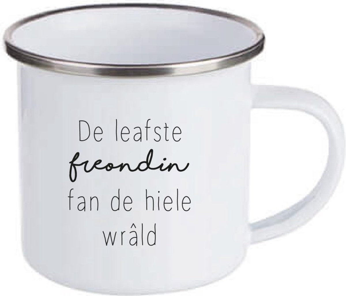 Emaille Mok - De Leafste Freondin - Krúskes