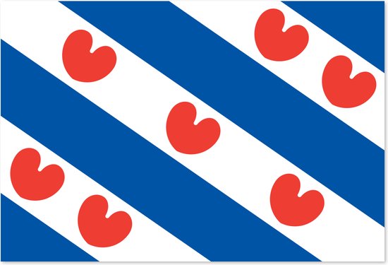 Deurmat Friese Vlag - Krúskes