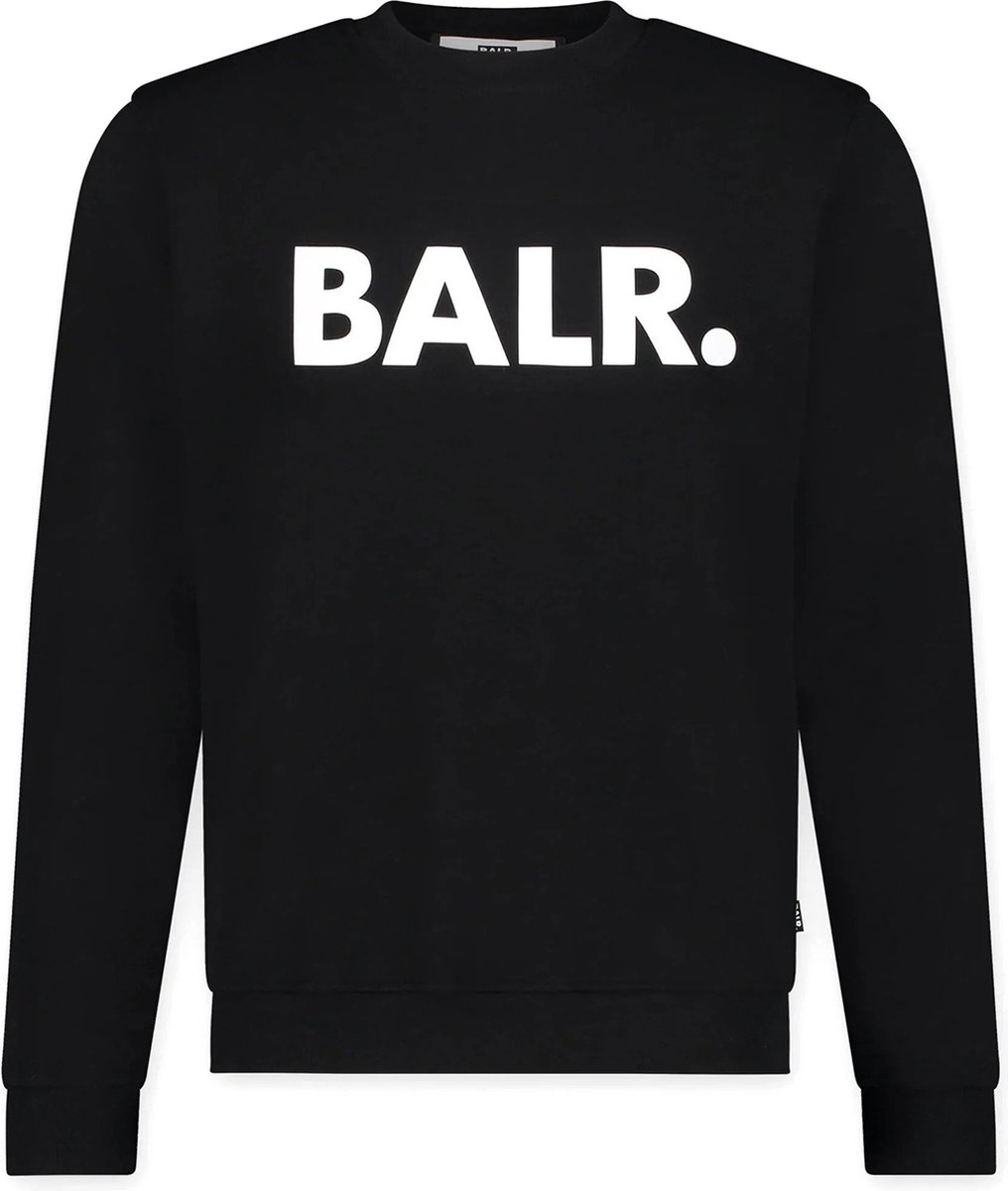 BALR. - Heren Sweaters Brand Straight Sweater - Zwart - Maat XXL