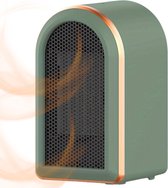 ShopbijStef - Elektrische Kachel - Verwarming Elektrisch - Elektrische Kachels - Werkplaatskachel - Heater - Ecofan - Haard ventilator - 1200W - Groen