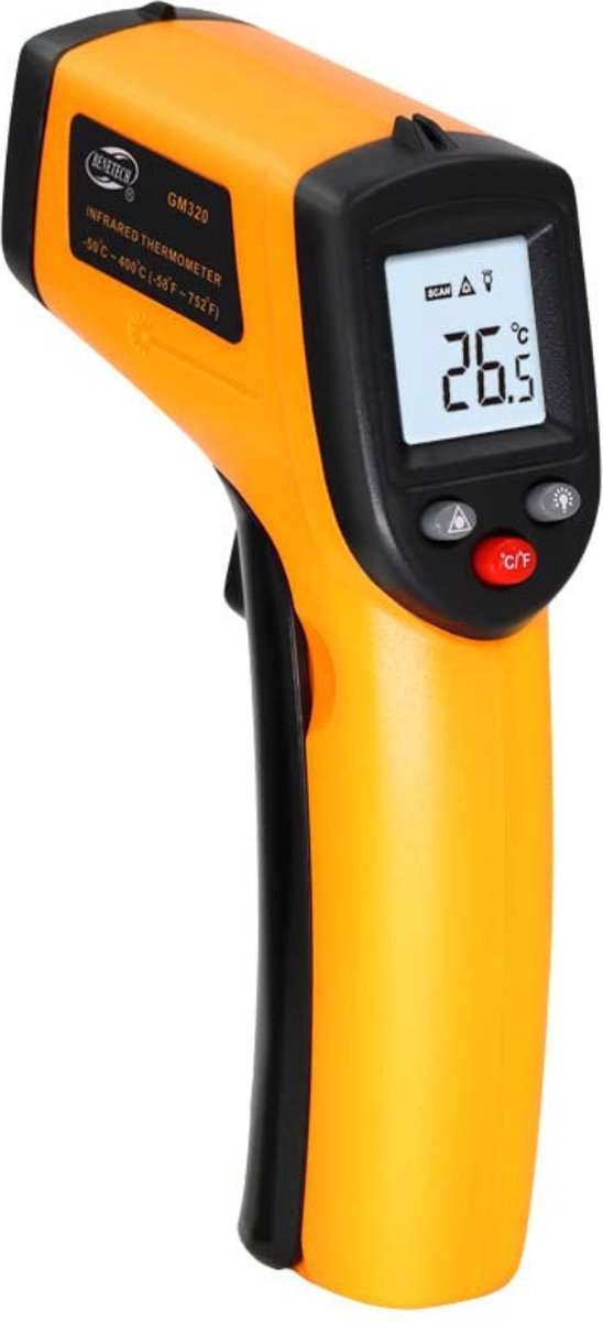 Thermometer binnen-Contactloze Digitale Infraroodthermometer voor Koken Barbecue Vriezer & Industrie