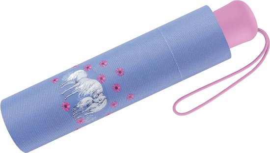 Parapluie de poche pour enfants, réfléchissant, violet