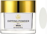 AT-Shop - Dipping Powder - 014 White - Te Gebruiken met elk merk Dip Powder - Dip poeder - Dip nagel - Nailart - Nail- Pink Gellac starter set
