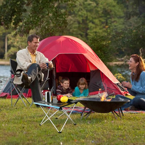 STAHLWERK TABLE PLIANTE en aluminium Table de camping Table de jardin