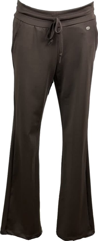 Angelle Milan – Vêtements de voyage pour femme – Pantalon marron à jambes larges – Respirant – Infroissable – Pantalon durable - En 6 tailles - Taille XL