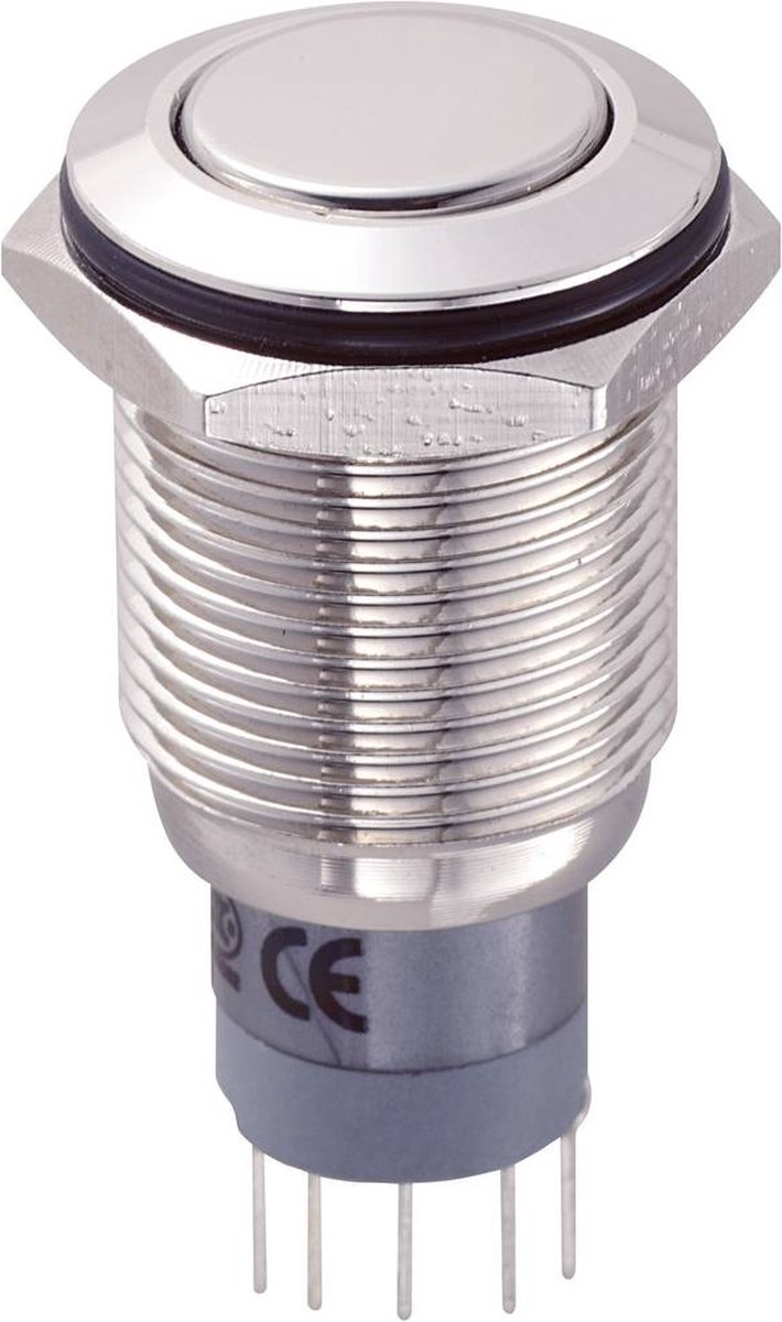 TRU COMPONENTS 701978 LAS2GQF-11Z/N/P Vandalismebestendige drukschakelaar 250 V/AC 3 A 1x aan/aan Continu 1 stuk(s)