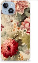 TPU Case Geschikt voor iPhone 14 Bloemen