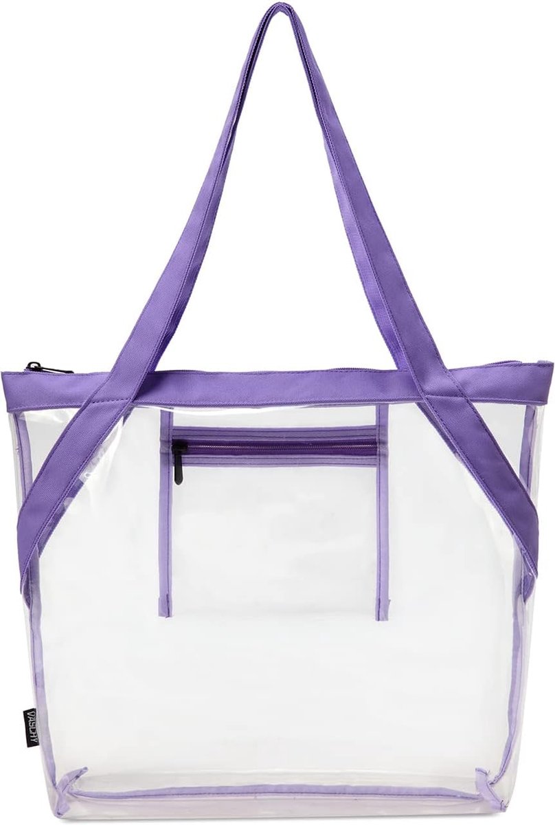 Transparante draagtas en Gym Clear Bag, voor Werk, Sport Games en Concerten