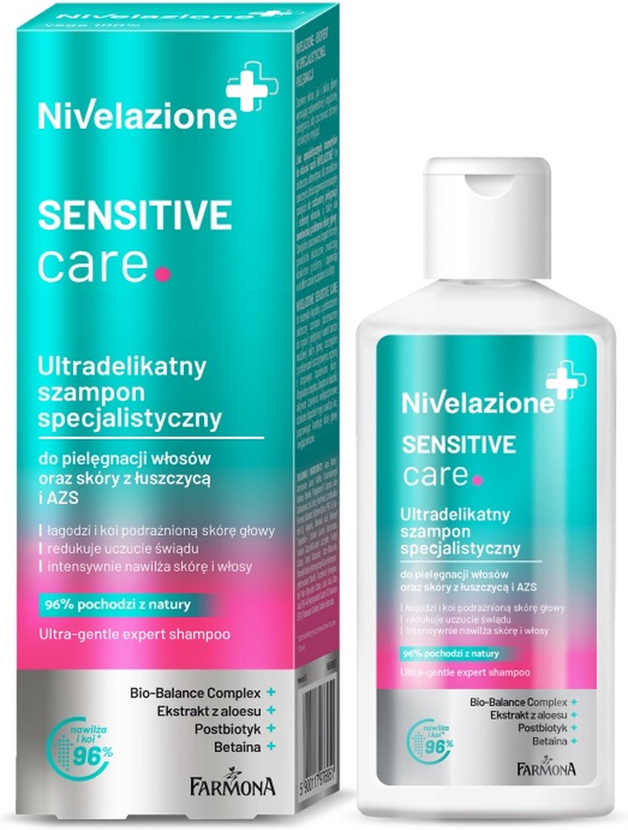 Nivelazione ultra milde shampoo voor haarverzorging en huidverzorging bij psoriasis en AD 100ml
