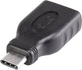 Renkforce USB 3.2 Gen 1 (USB 3.0) Adapter [1x USB-C stekker - 1x USB 3.2 Gen 1 bus A (USB 3.0)] Met OTG-functie, Vergul