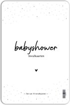 Fyllbooks Babyshower invulkaarten 15 stuks - A5