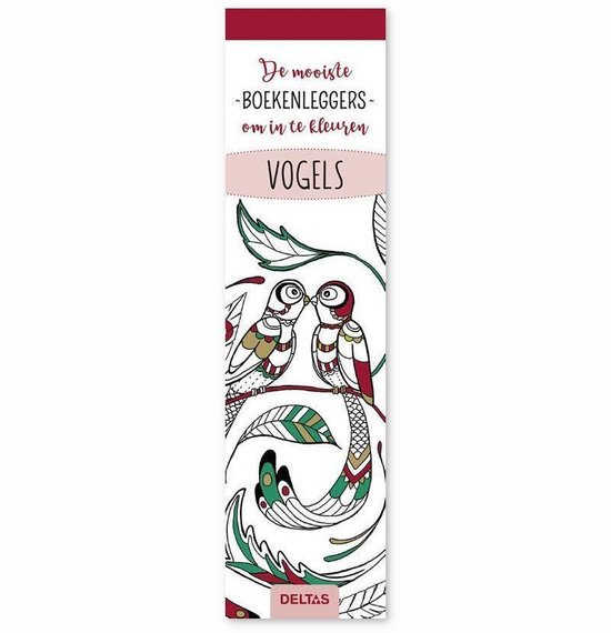 De mooiste kleurboekenleggers om in te kleuren - Vogels - cover