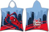 SpiderMan Poncho / Badcape, Super-héros - 50 x 115 cm - Katoen