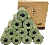 Honden poepzakjes - Poepzakjes - Afbreekbaar - Milieuvriendelijk - 180 Zakjes - 12 Rolletjes