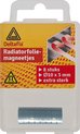 Deltafix Radiatorfolie magneten 8x - nikkel - hittebestendig - 10 x 3 mm