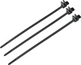 Kortpack - Kabelbinders met Edge-Clip - Type: Horizontaal - Maat: 200mm lang x 4.8mm breed - Tyraps voor Zonnepanelen en Solar - (099.0184)